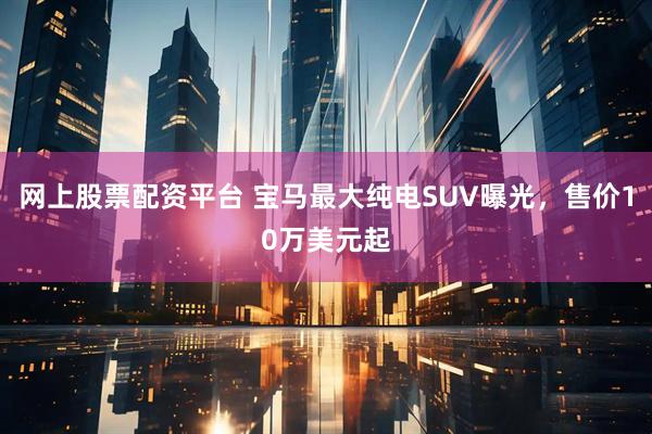 网上股票配资平台 宝马最大纯电SUV曝光，售价10万美元起